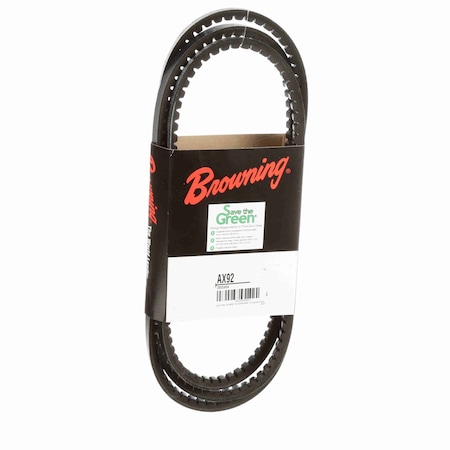 Browning EPDM Notched Belt 98% Efficient AX92